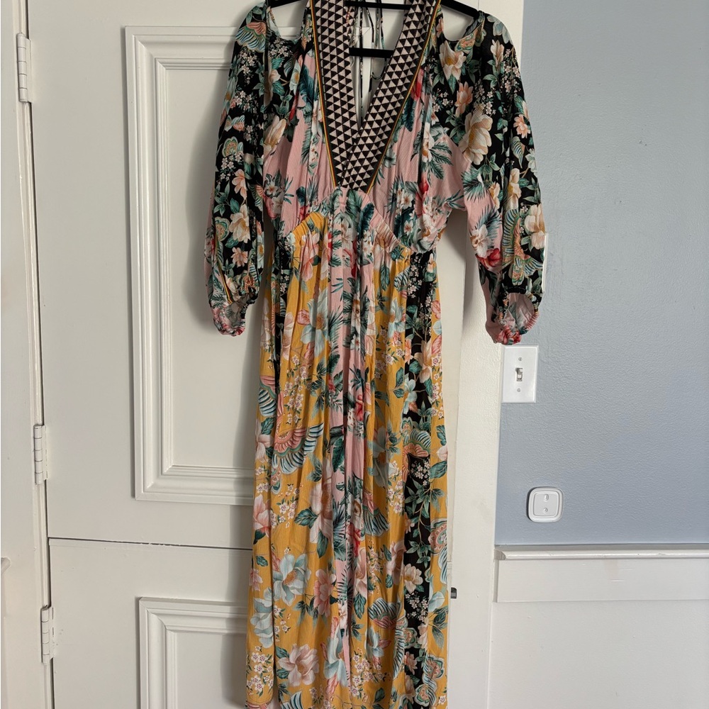 Floral Multicolor Maxi Dress